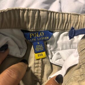 Khaki Ralph Lauren cargo pants